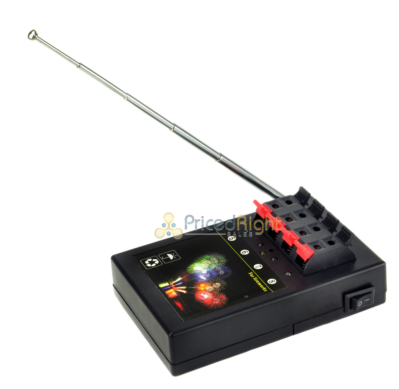 12 Cue Wireless Firework Firing Ignition System w/ Remote & 24 FREE