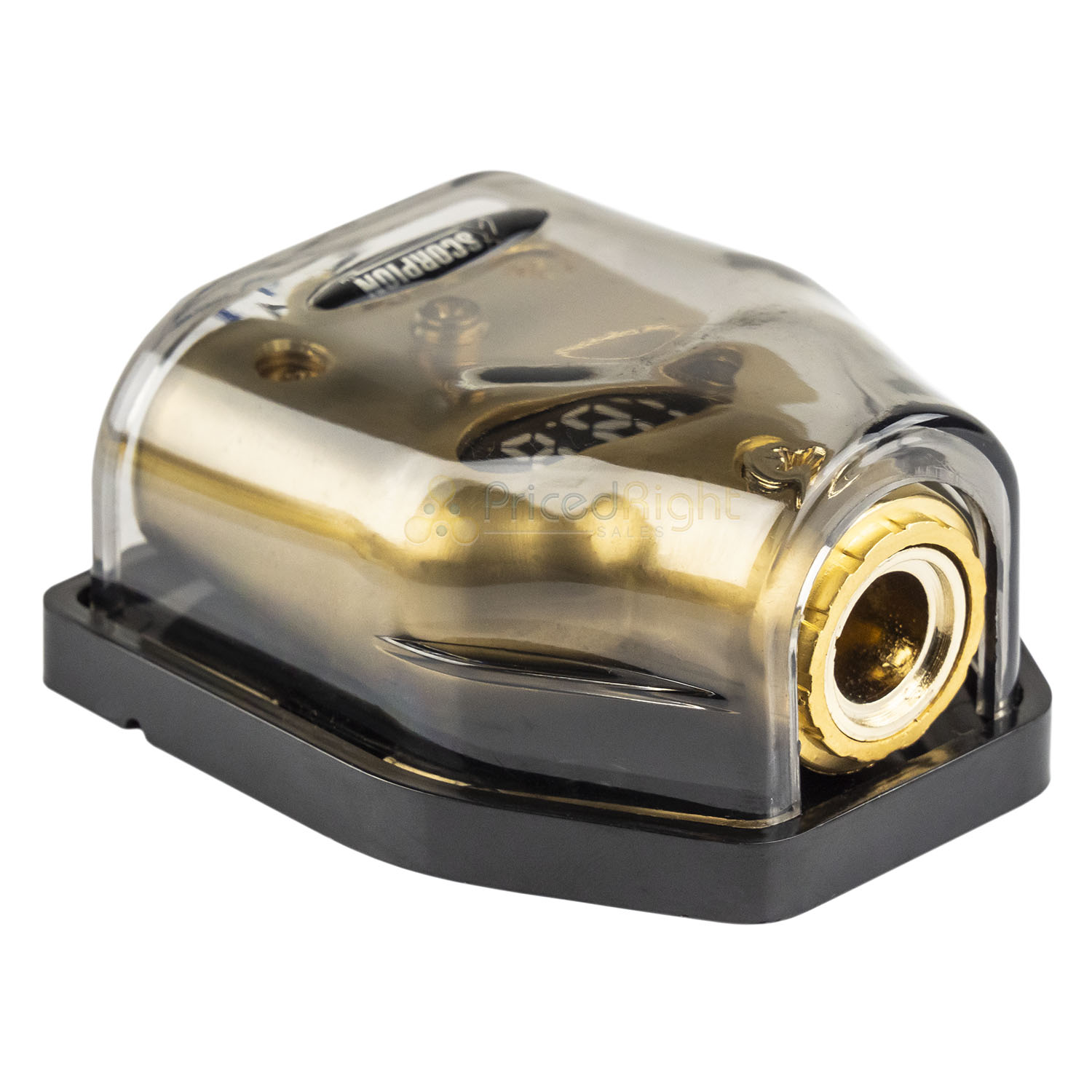 Xscorpion GDB10248G Gold-Plated 0/2/4/8 Gauge Ground Distribution Block Xscorpion GDB10248G Gold-Plated 0/2/4/8 Gauge Ground Distribution Block