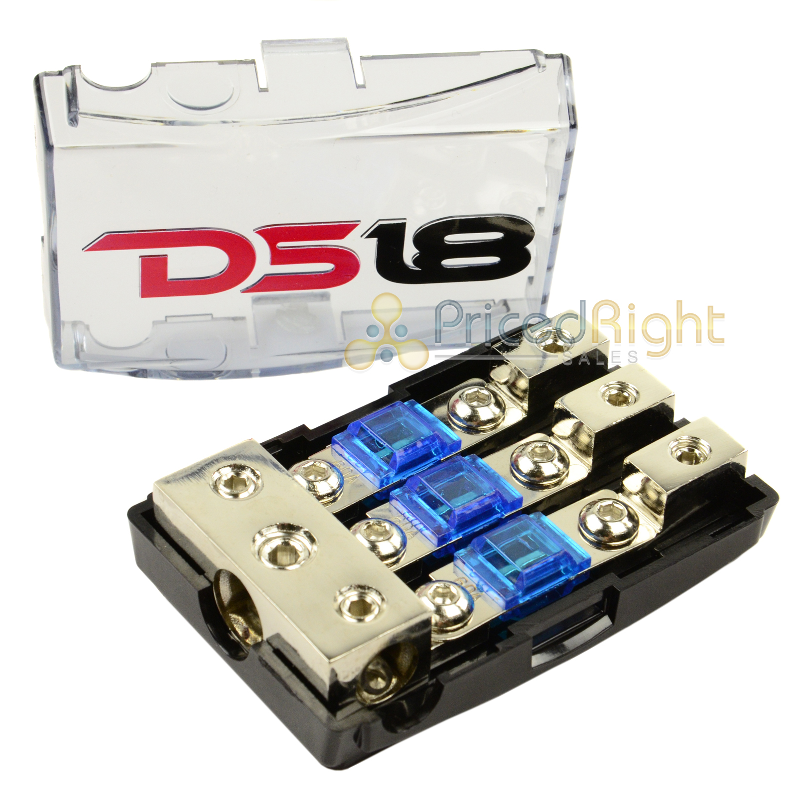 DS18 Mini Anl Fuse Holder 0 4 8 Gauge Input Output FD1024 Distribution