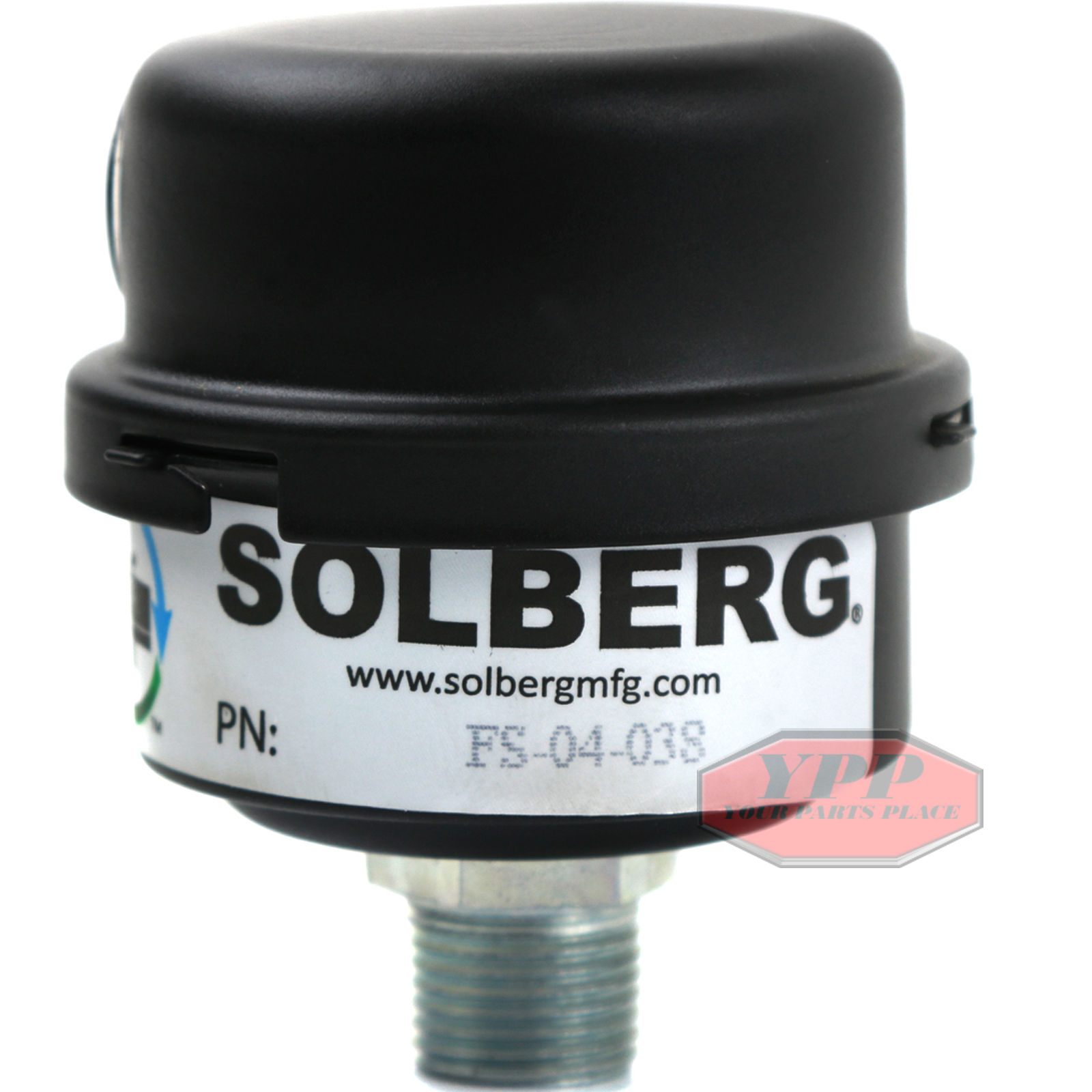 Solberg Air Compressor Intake Silencer Filter Housing & Element 3/8