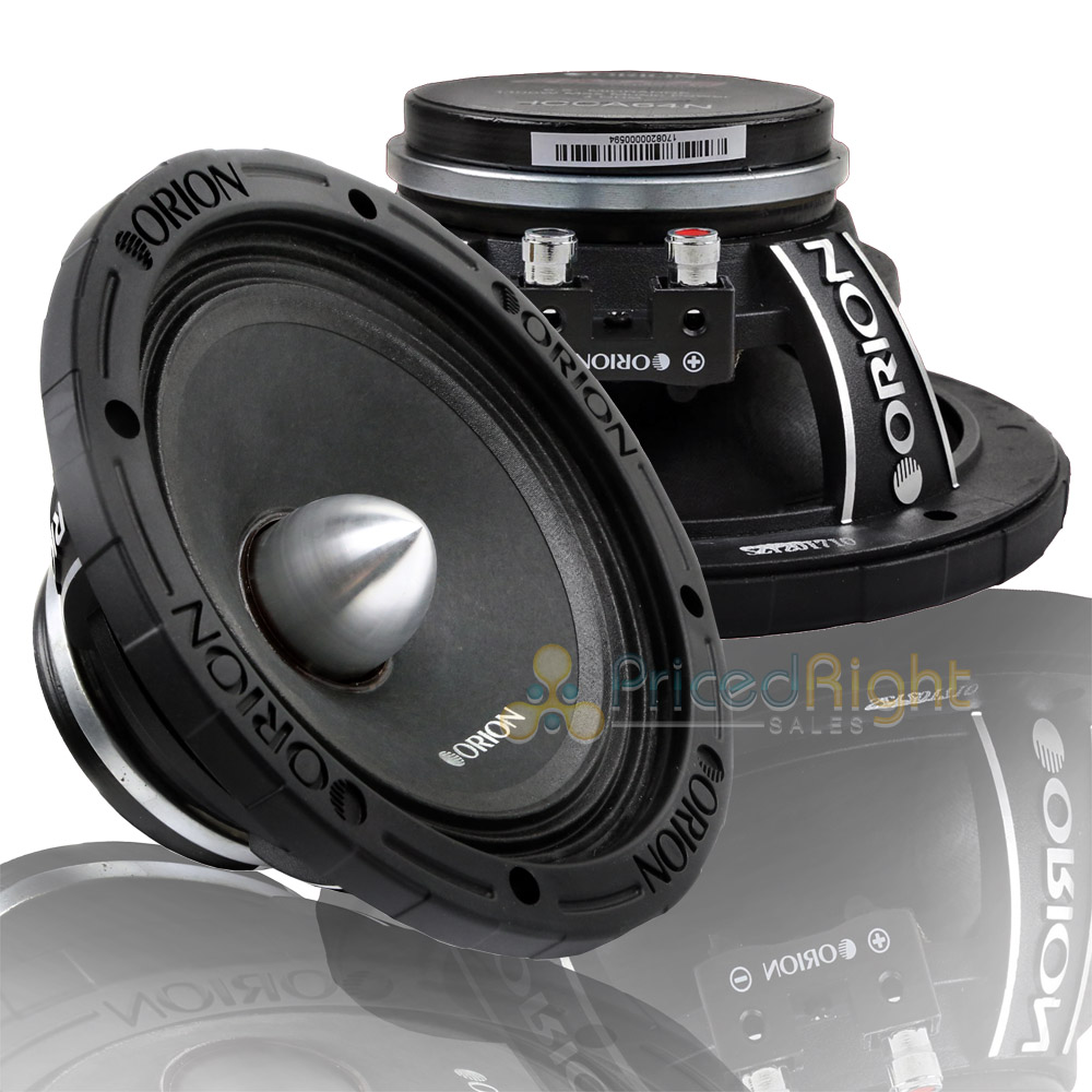 2 Orion Audio 1400 Watt 6.5" HCCA Mid Range Loud Speakers Pair HCCA64N