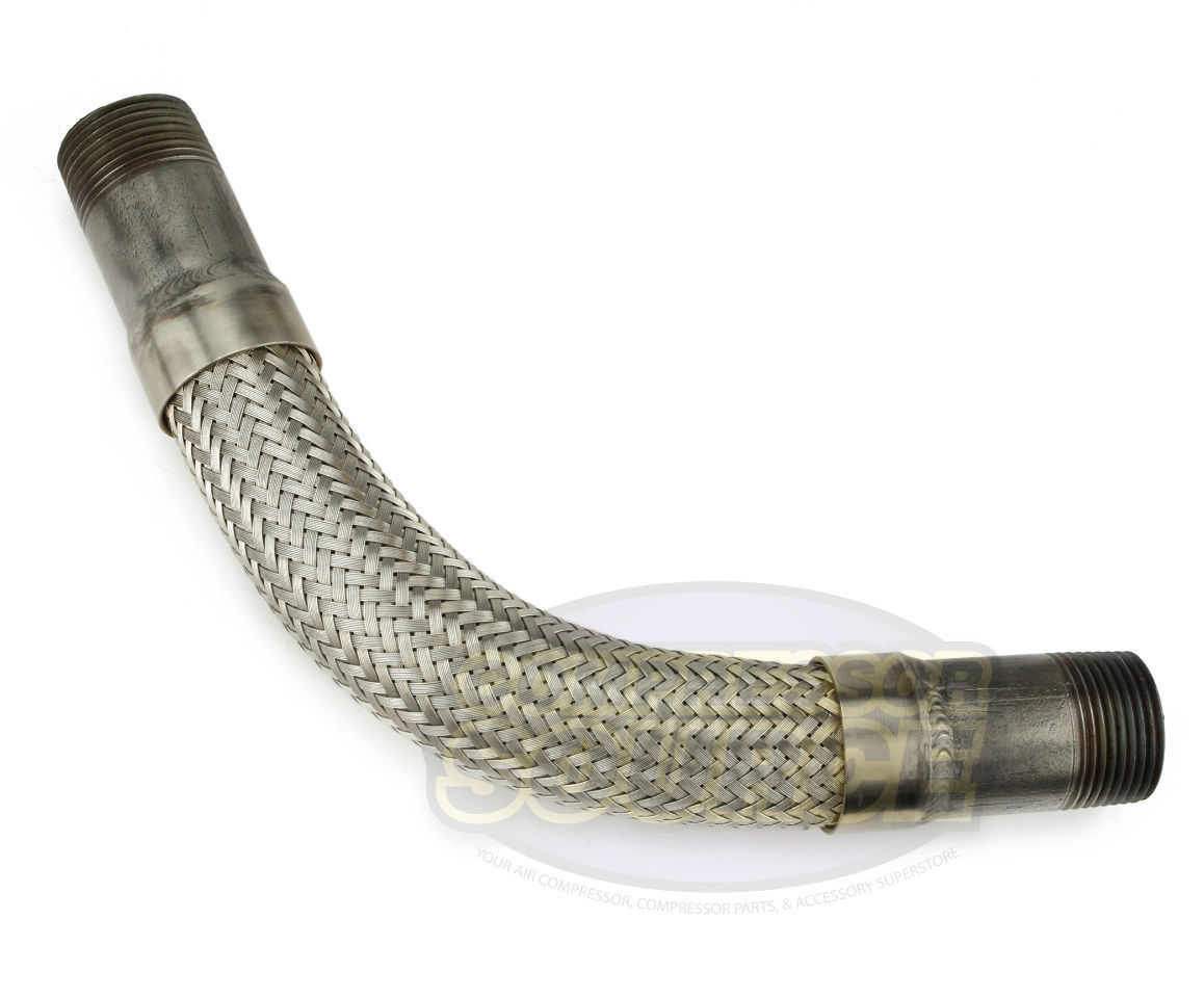 thumbnail image 2 of Stainless Steel Air Compressor Hose – Flexible, Durable & Leak-Free Replacement 2 of 12
