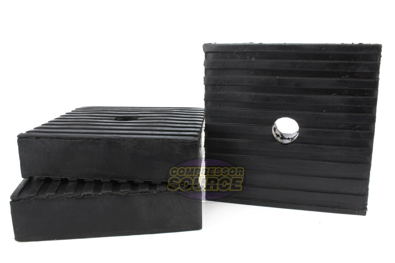 3 Pack Anti Vibration Pads For Air Compressor Or Equipment Solid Rubber