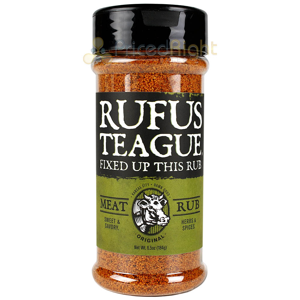 Rufus Teague Meat Original Rub 6.5 Oz Kansas City Style Seasoning