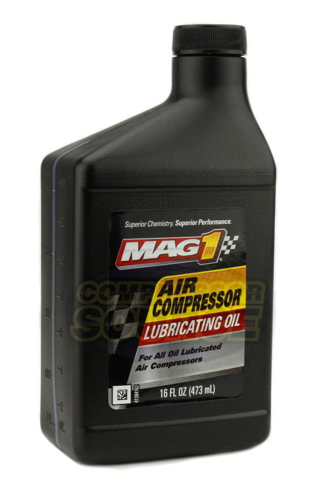 ISO100 Non Detergent Air Compressor Oil Lube 16 Oz Ounce Jug Lubricant
