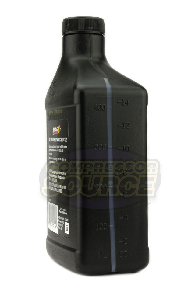 ISO100 Non Detergent Air Compressor Oil Lube 16 Oz Ounce Jug Lubricant