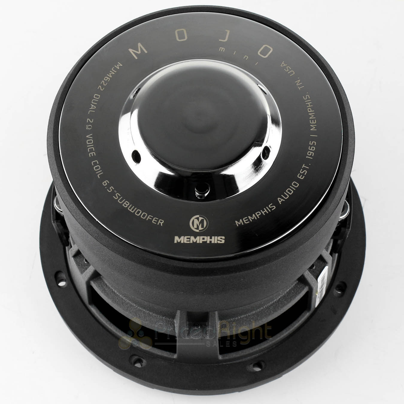 Memphis 6.5" Subwoofer 1400W Max Dual 2 Ohm Voice Coil Mojo Mini Series