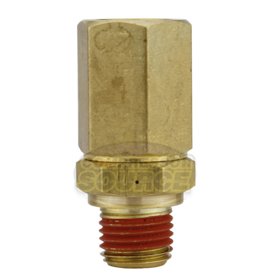 PA6 Load Genie Brass Air Compressor 1/4" Self Unloading Check Valve