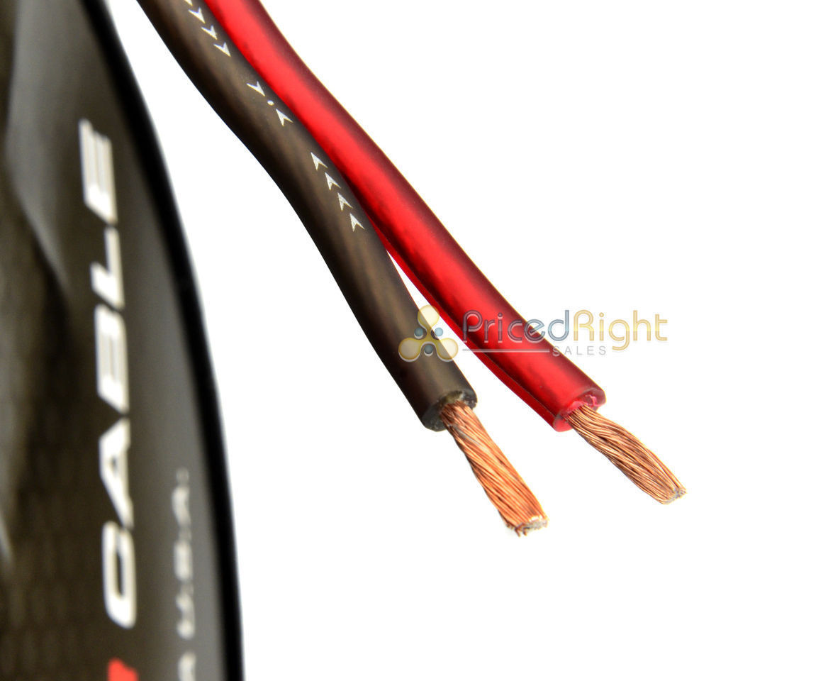 thumbnail image 2 of 100 ' Feet True 12 Gauge AWG Speaker Wire Car Home Audio Sky High Car Audio Ft 2 of 14