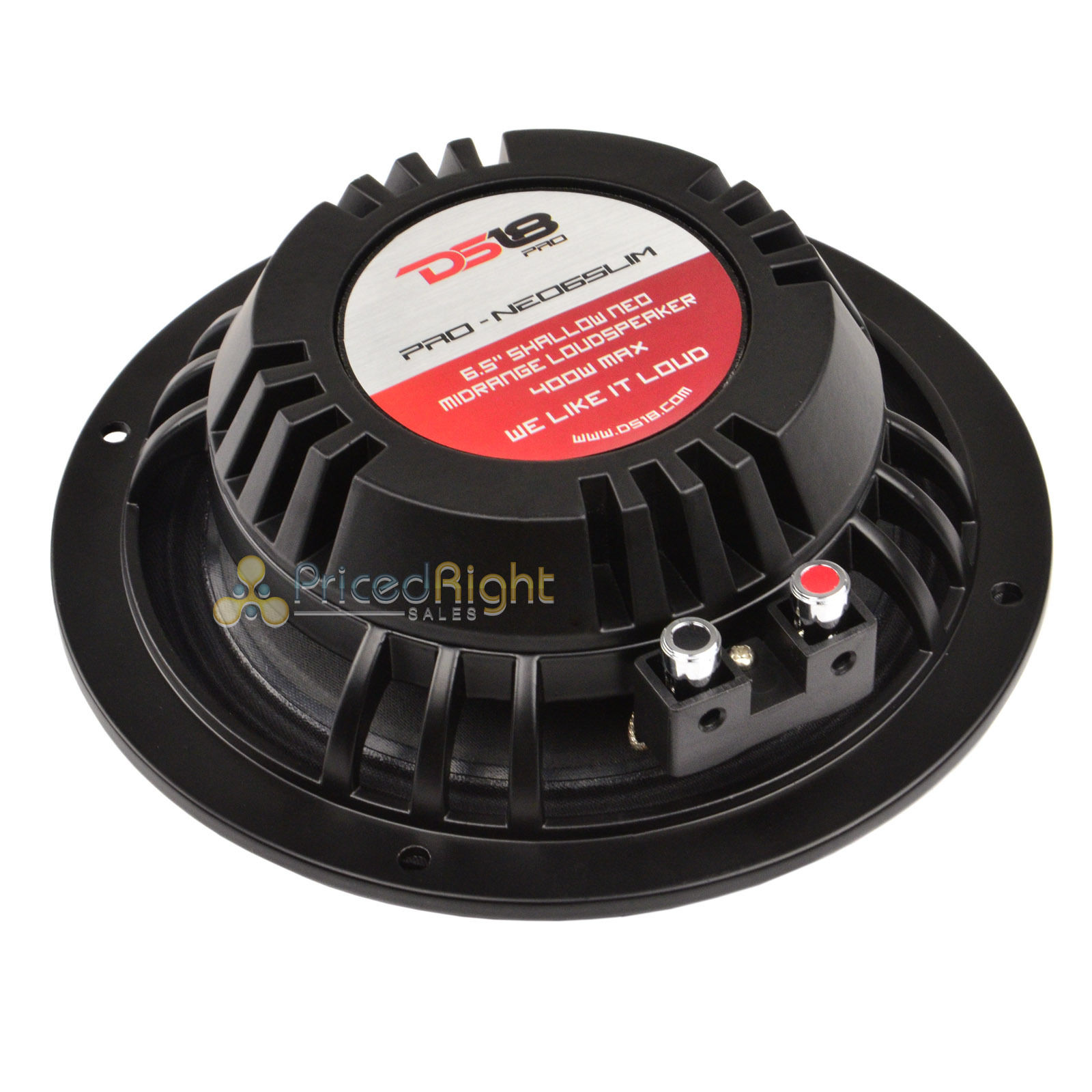 DS18 6.5/" Shallow Neodymium Midrange Loudspeaker Slim 400 Watt PRO-NEO6SLIM