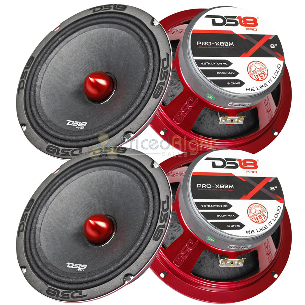4 DS18 PRO-X8BM 2400W Max 8