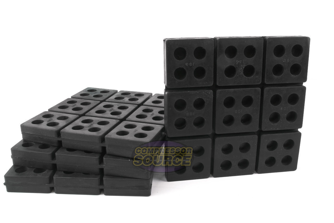 8 All Rubber Anti Vibration Pad Isolation Dampener Industrial Heavy Duty 4x4x3//4