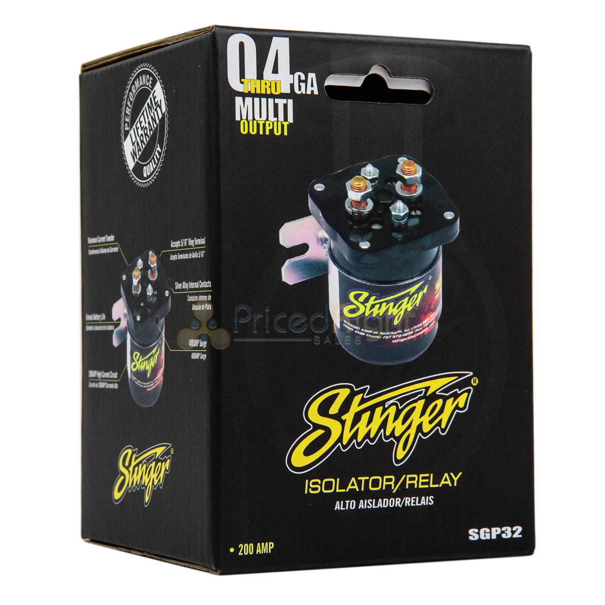 Stinger Sgp32 High Current Power Relay Battery Isolator