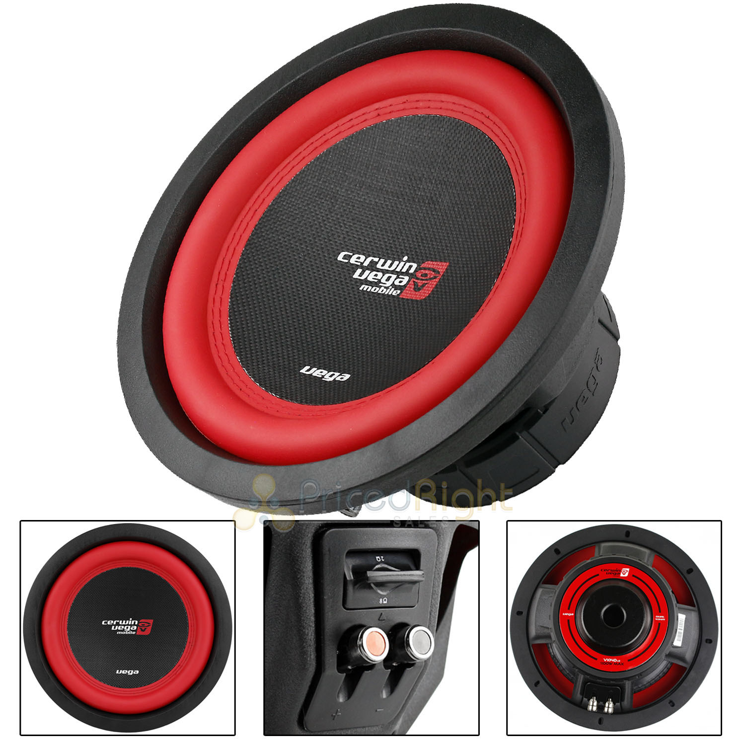 10" Dual 4 Ohm Subwoofer 1100 Watts Car Audio Sub DVC 10" Dual 4 Ohm Subwoofer 1100 Watts Car Audio Sub DVC