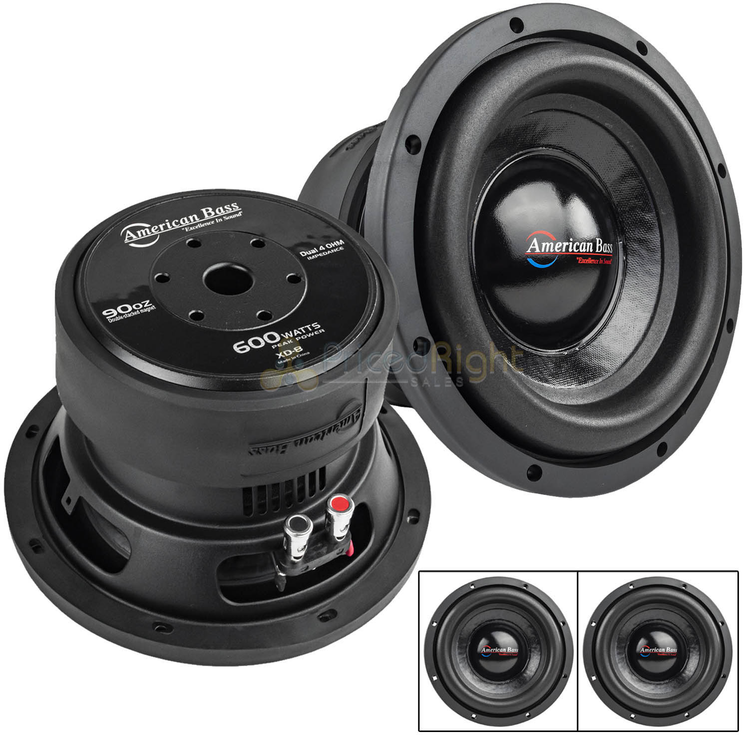 american bass 8 subwoofer