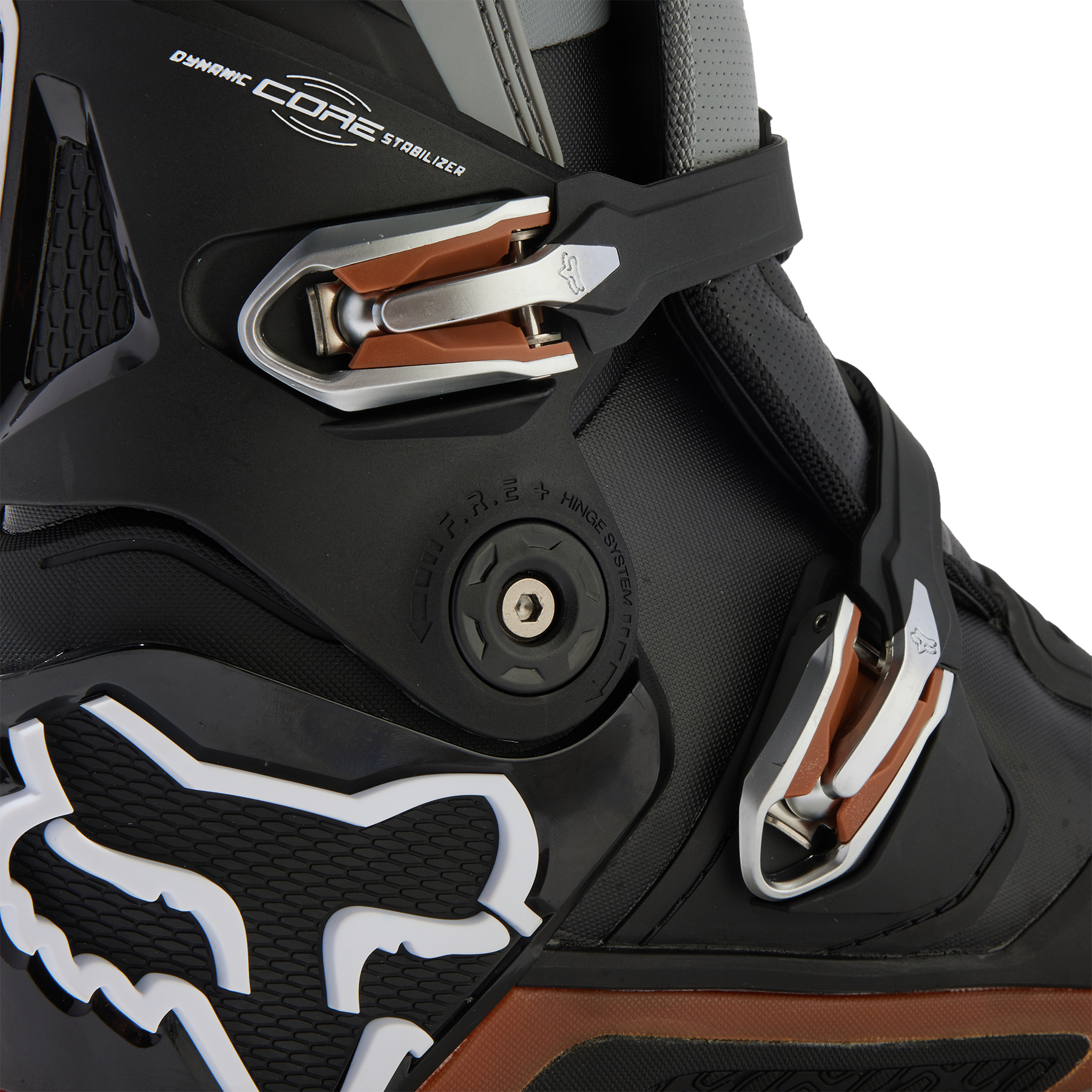 Fox Racing Men's Instinct Motocross Boots (Black/Grey) 24347-014 - Picture 18 of 39