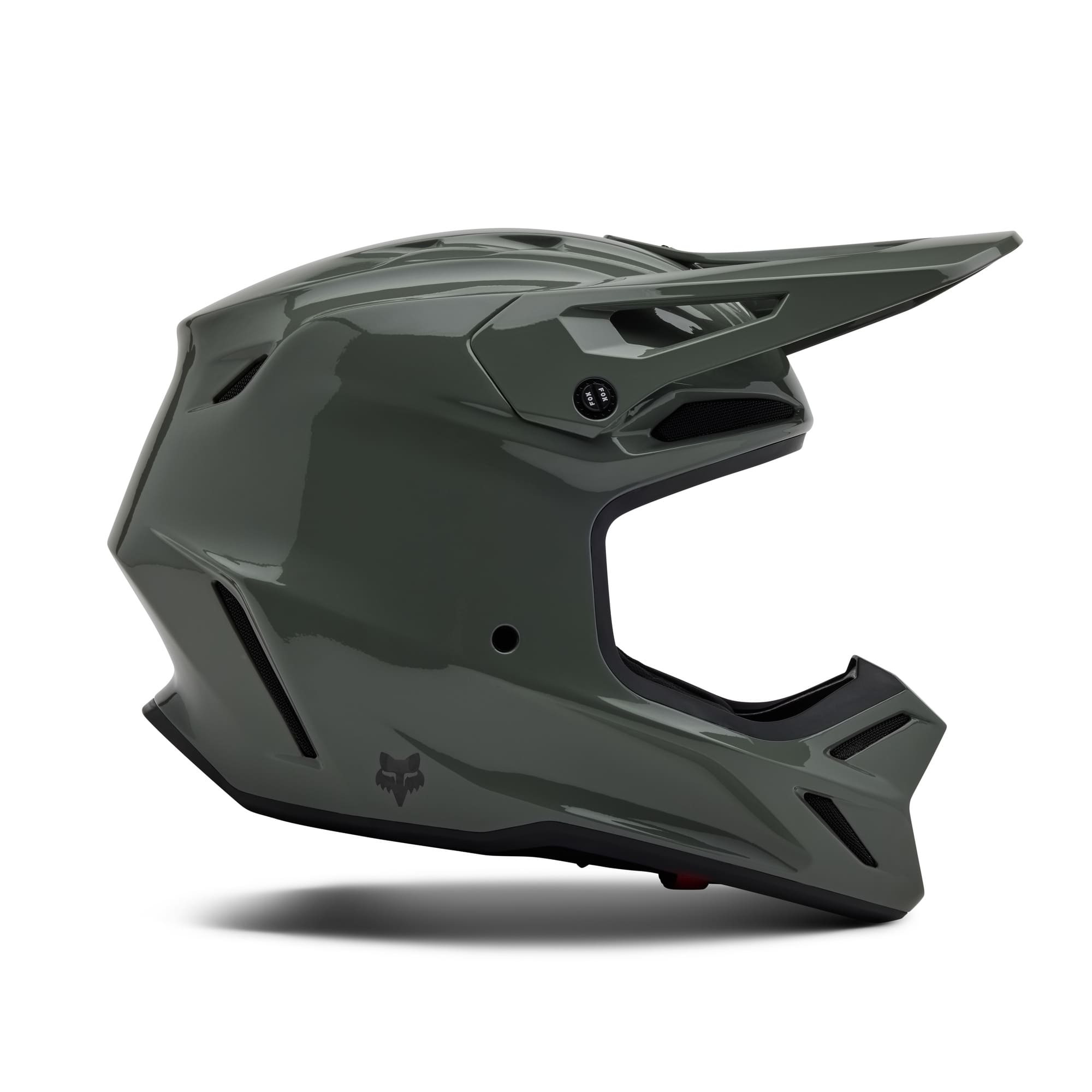Fox Racing V3 Rs Carbon Solid Helmet (Dark Stone) 31361-206 | eBay
