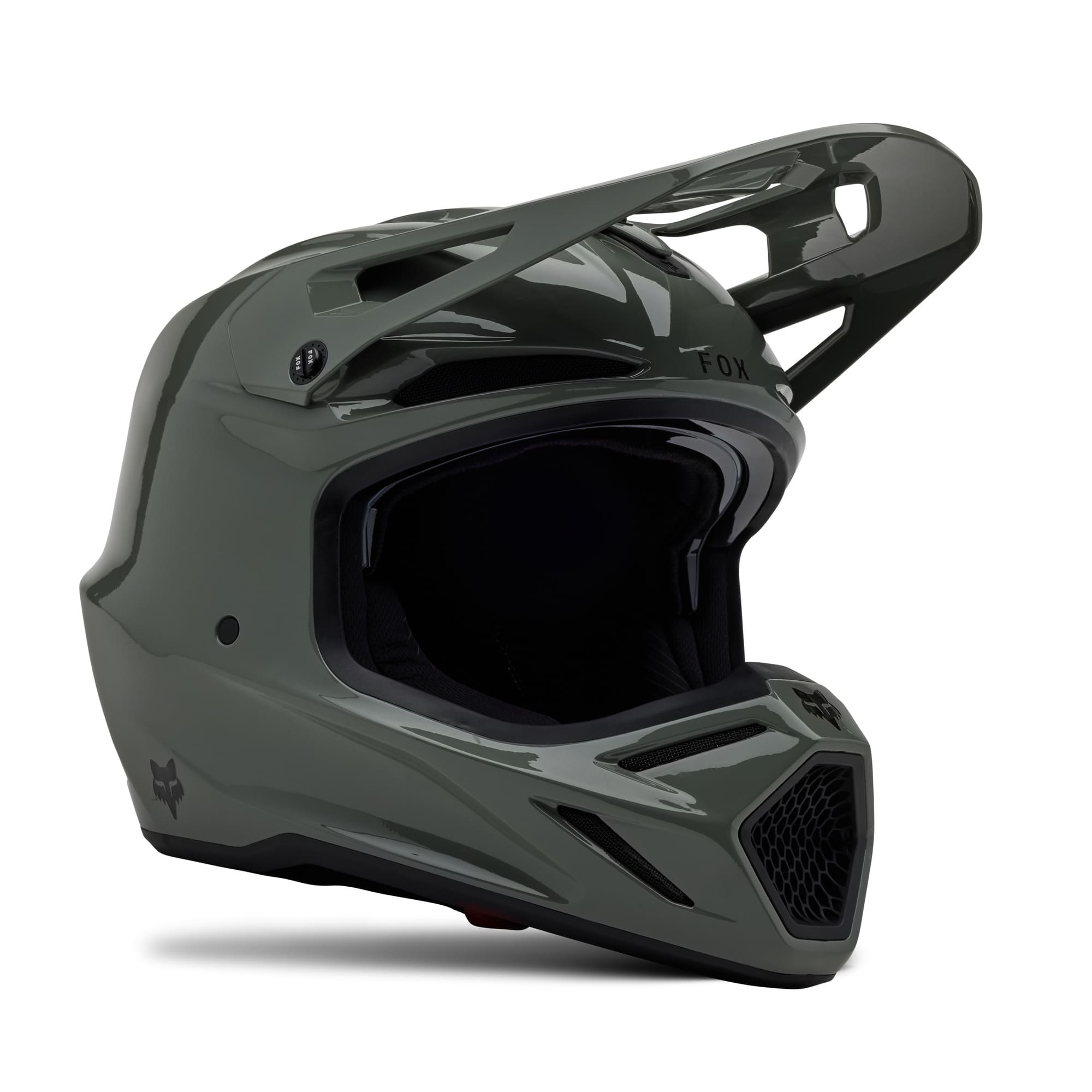 Шлем Fox Racing V3 Rs Carbon Solid (темный камень) 31361-206