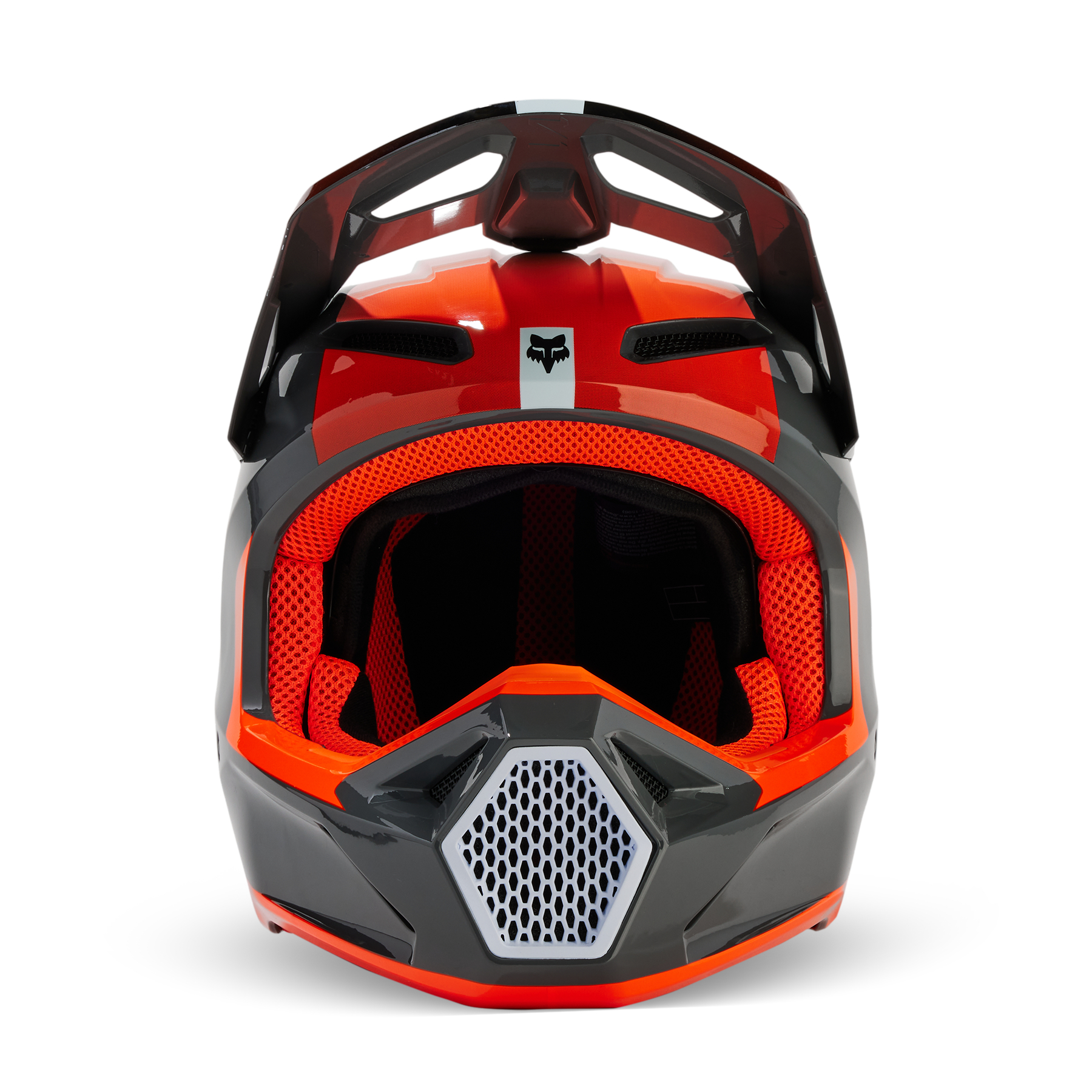 Fox Racing V1 Ballast Motocross Helmet (Grey) 31373-006 | eBay
