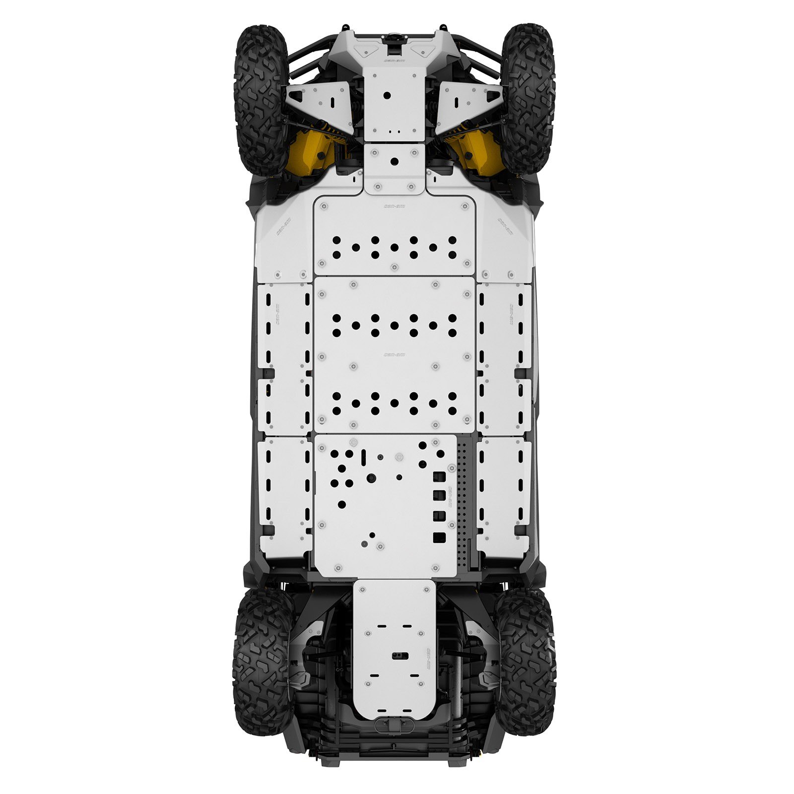 Quiet-Glide Skid Plate 3//8 for Can-Am Maverick Max 1000 X ds 2015
