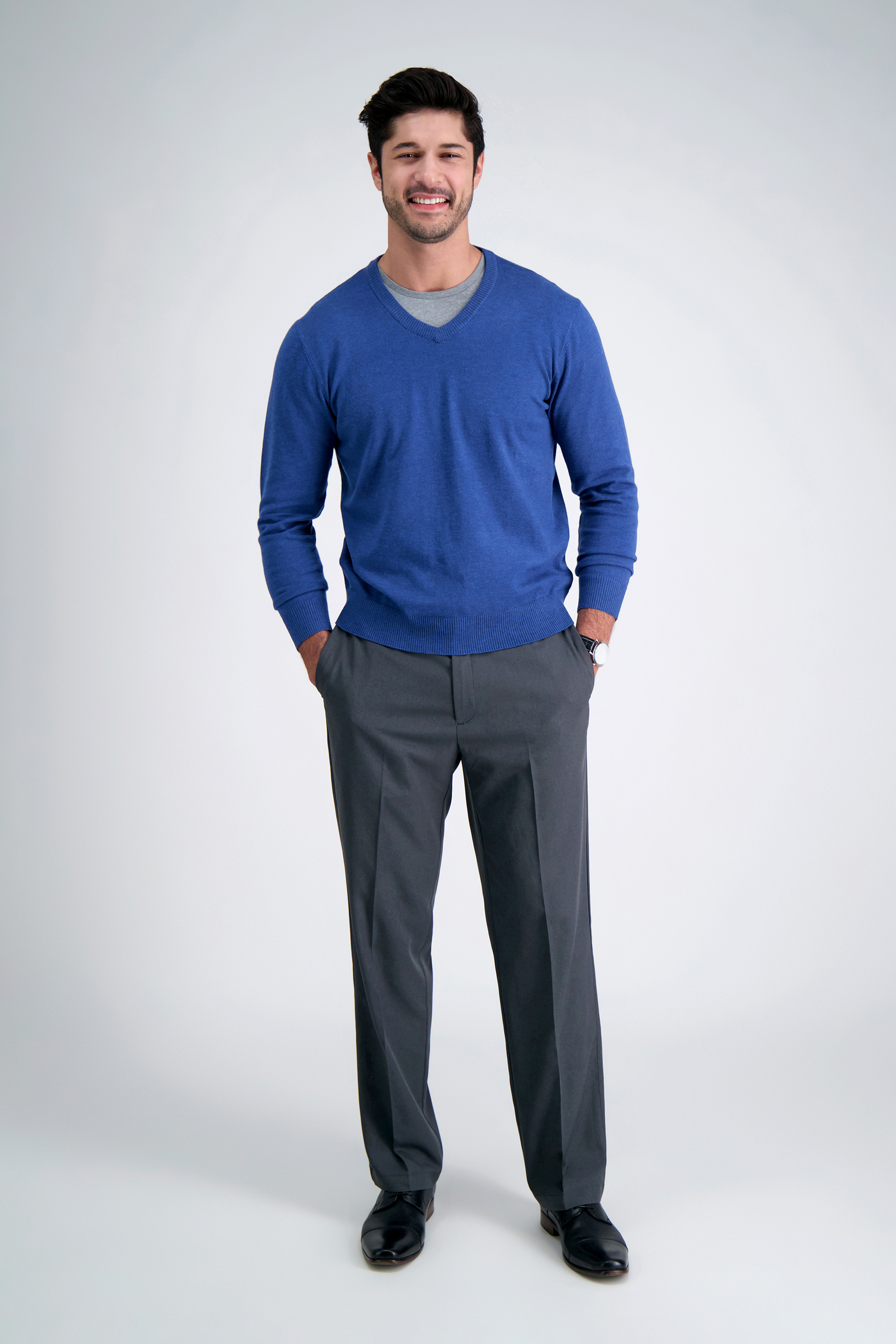 Haggar Cool 18 Pro Men's 44x32 Classic 