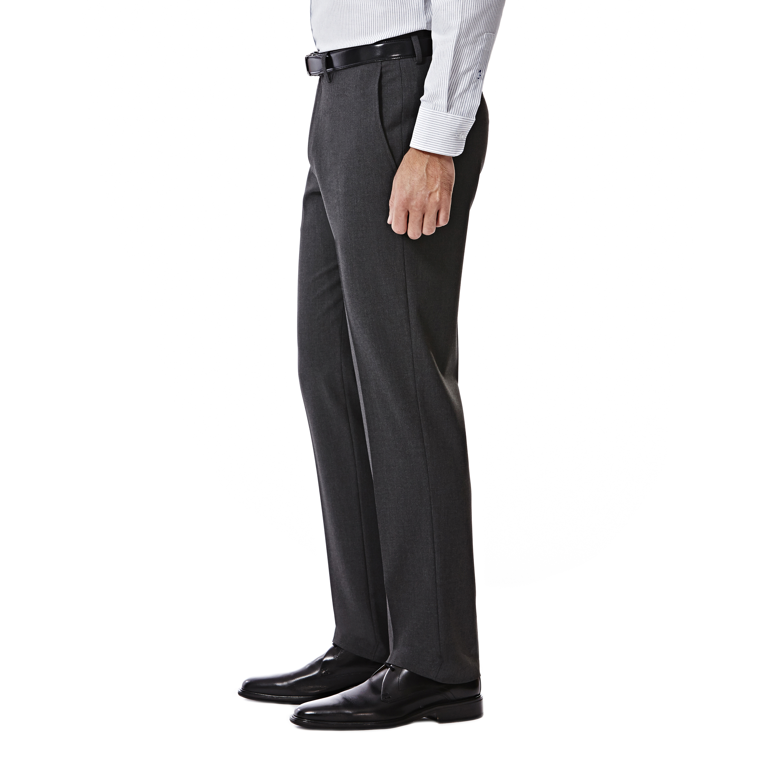 Haggar 4-Way Stretch Solid Flat Front Slim Fit Suit Separate Pant and 2-Button Coat Haggar Men/'s Tailored HY70295 J.M