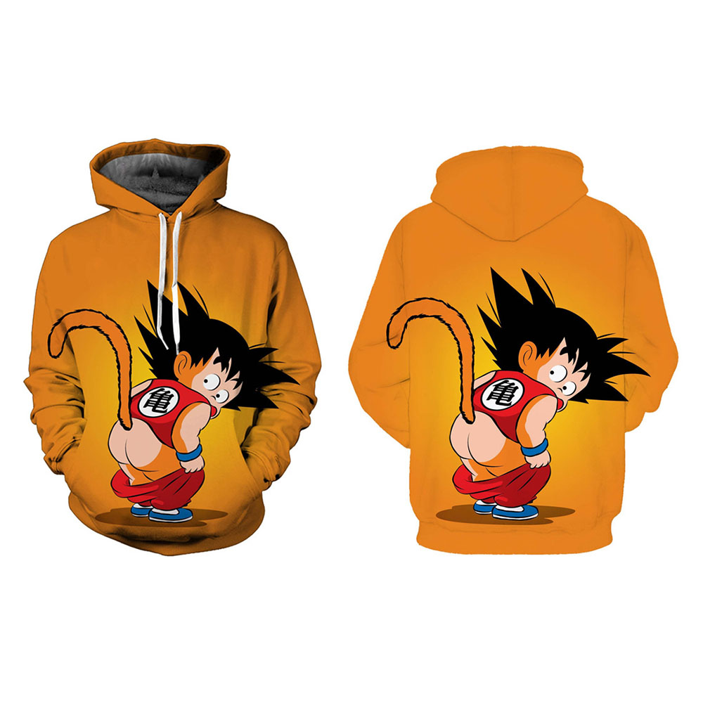 dragon ball z orange sweater
