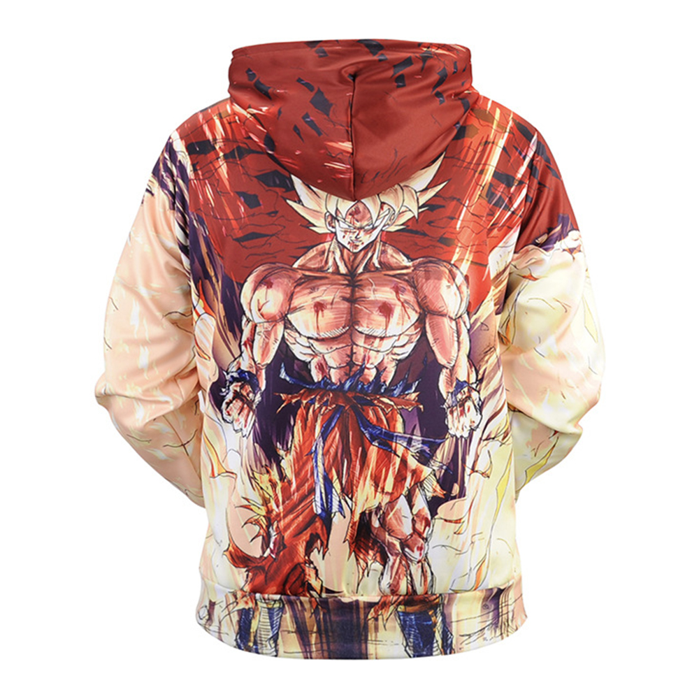dragon ball z orange sweater