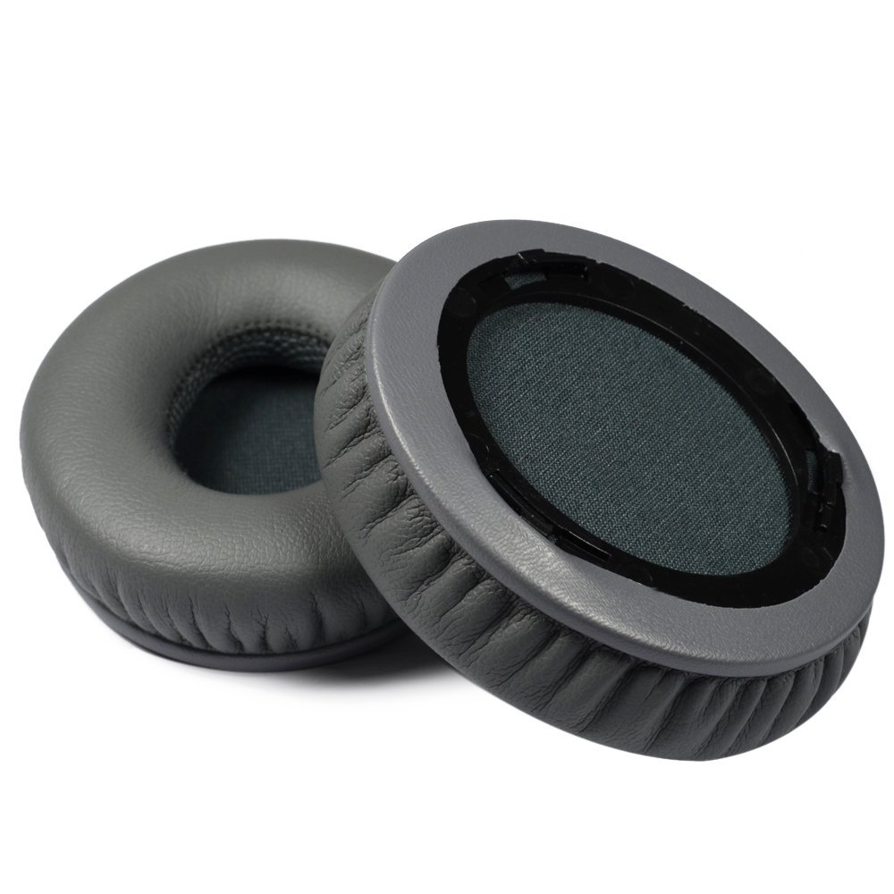 dre solo hd replacement ear cushion kit pads - black/grey