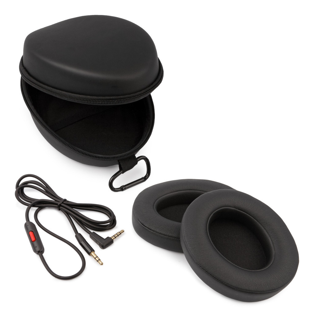 Black Ear Cushion Kit for Beats Studio 2.0 & Wireless Headphones