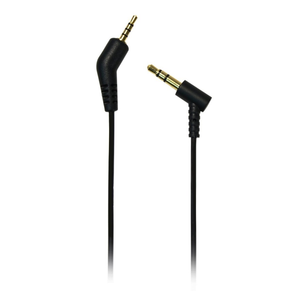 Bose QC3 Cable /& Ear Cushion Kit for QuietComfort 3 Headphones Black Leather /& In-Line Remote Replacement Headphone Lead Ear Pad EarPads Cord Audio REYTID