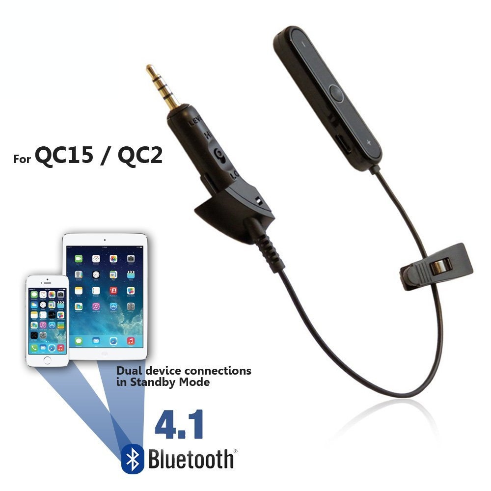 Bluetooth Adapter for Bose QC2 / QC15 Headphones Wireless Converter