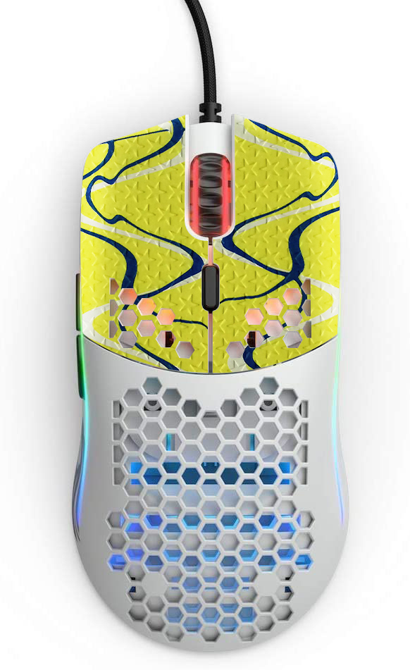 PRE CUT Anti Slip Durasoft Mouse Grip Sticker for Glorious Model O