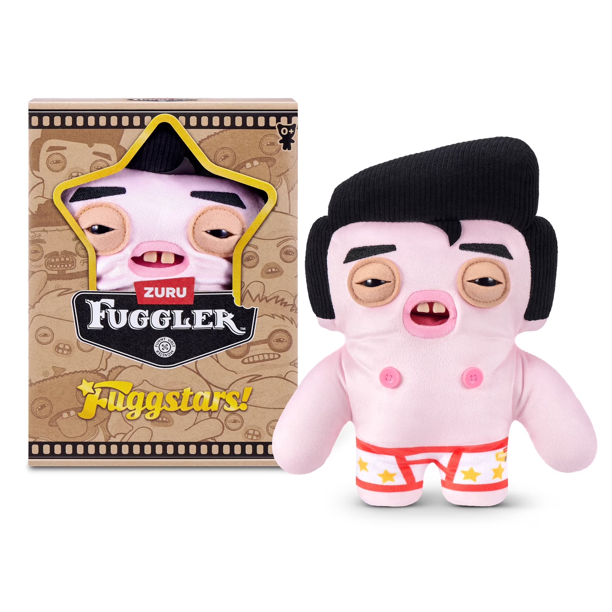Zuru Fuggler Fugg Stars Greazee Pink 9 Inch Plush Toy | eBay