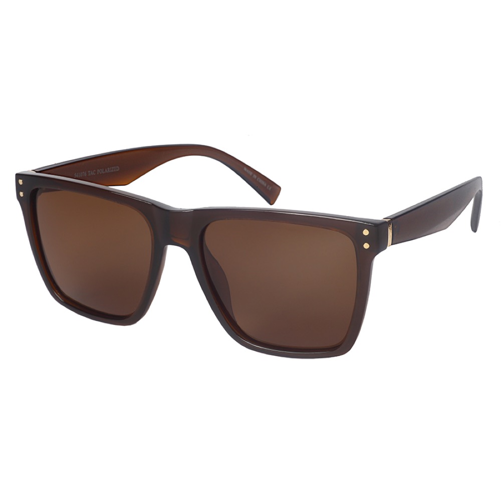 Square Urban Sunglasses with Polarized TAC Lenses Street Style Eyewear - Picture 9 of 16