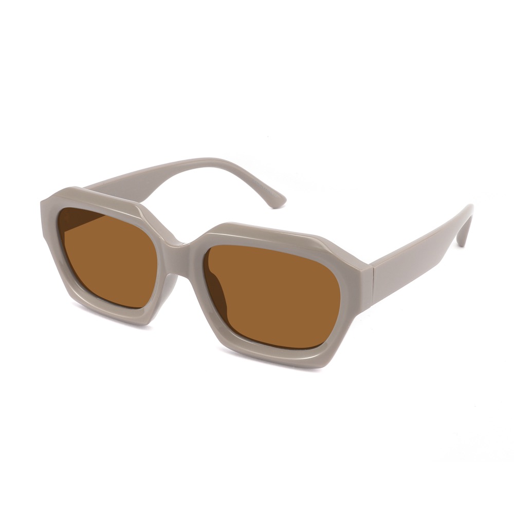 Women’s Oversized Square Sunglasses with Classic Polycarbonate Lenses - UV - Picture 7 of 8