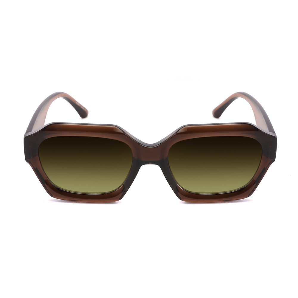 Women’s Oversized Square Sunglasses with Classic Polycarbonate Lenses - UV - Picture 6 of 8