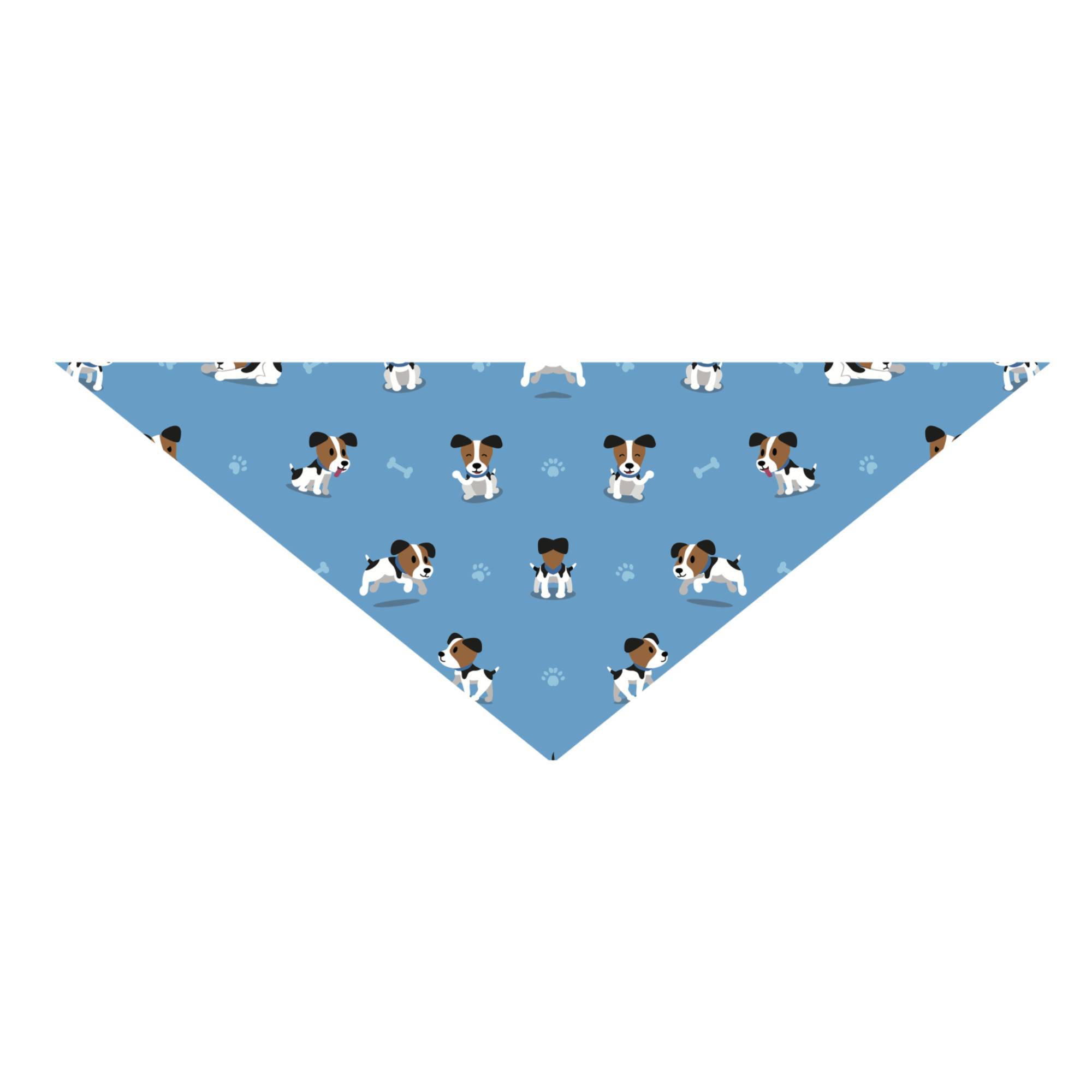 Mechaly Cotton Funny Dog Bandana with Designs Durable Birthday Pet Scarf - Picture 9 of 27