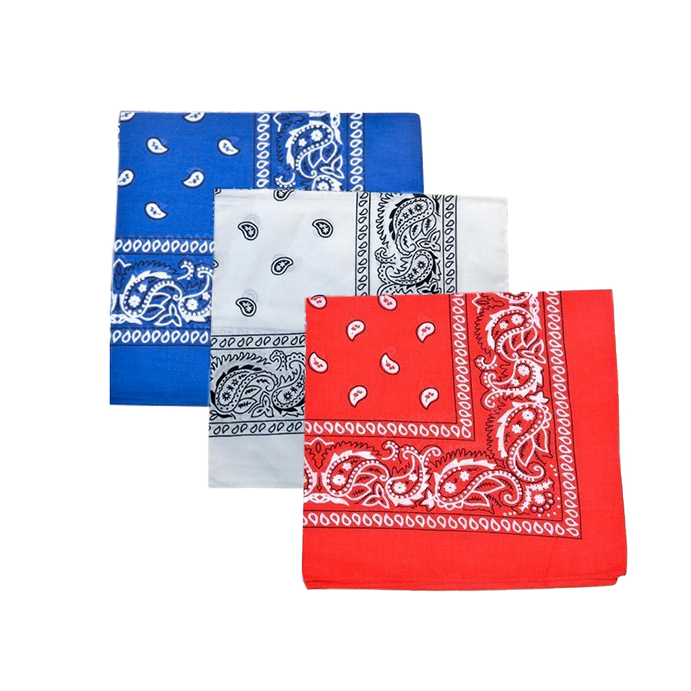 Mechaly Paisley 100/% Polyester Unisex Bandanas 12 Pack Dozen Wholesale