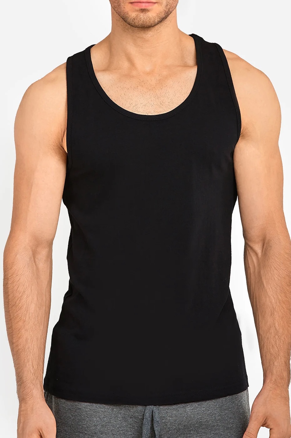 Pack of 6 Men’s Heavyweight Cotton Tank Tops - Picture 6 of 13