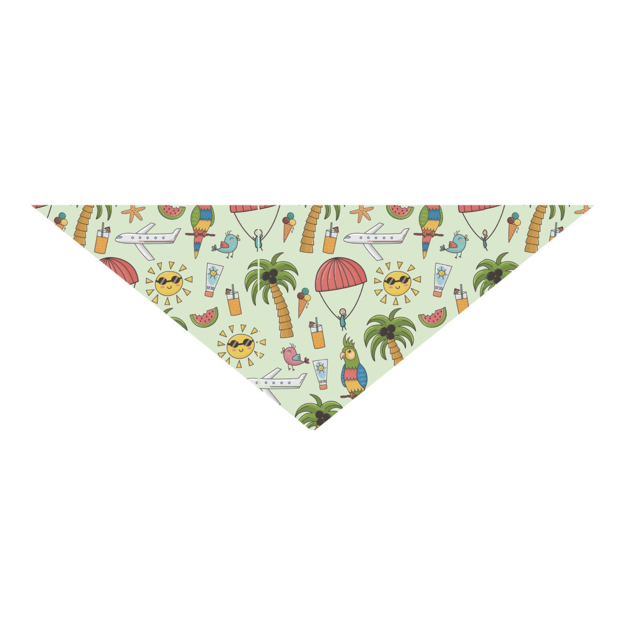 Mechaly Cotton Funny Dog Bandana with Designs Durable Birthday Pet Scarf - Picture 25 of 27