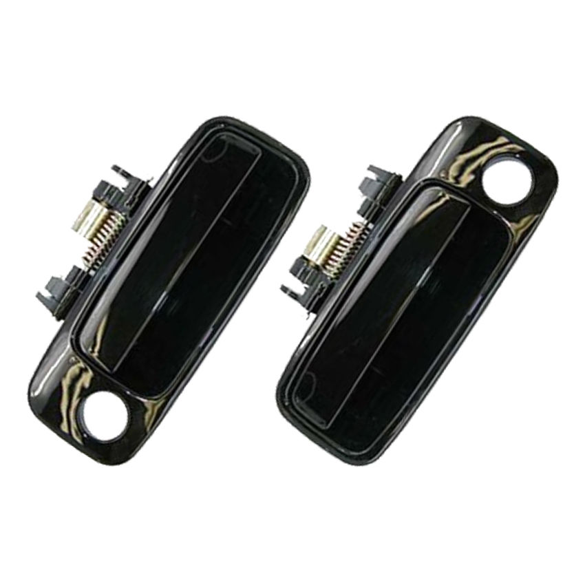 Pair Black Front Left and Right Outside Door Handles for Toyota Camry 1997-2001