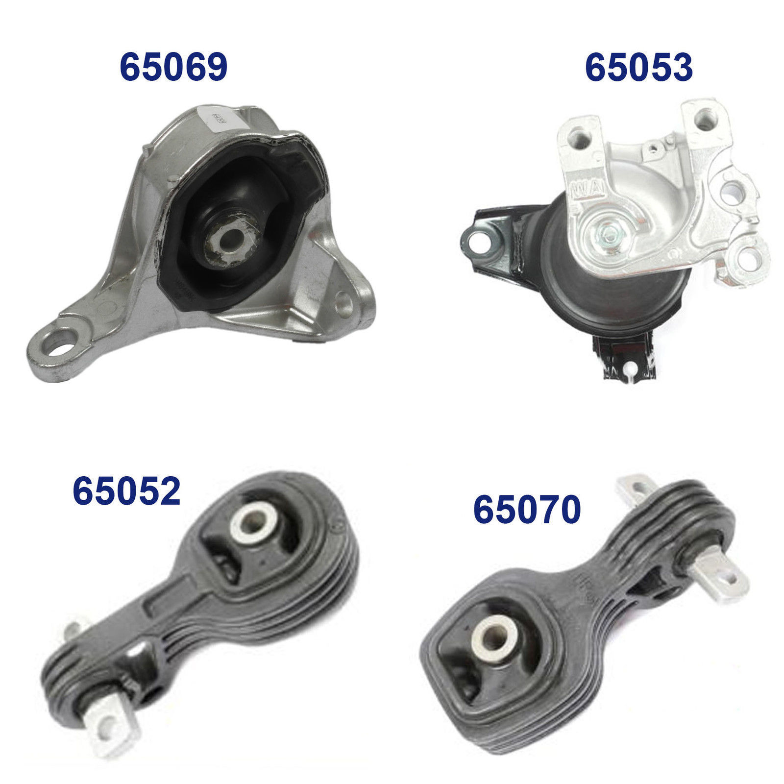 For 12-14 Honda CR-V 2.4L Engine Motor & Trans Mount Set 65052 65053 65069 65070 For 12-14 Honda CR-V 2.4L Engine Motor & Trans Mount Set 65052 65053 65069 65070
