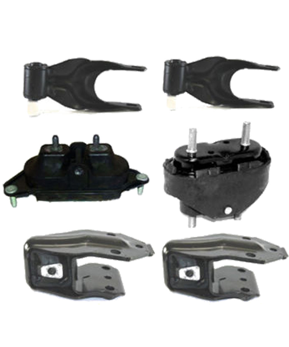 Engine & Transmission Mount Set For 06-11 Chevy Impala Monte Carlo 3.5L - 6 Pc Kit