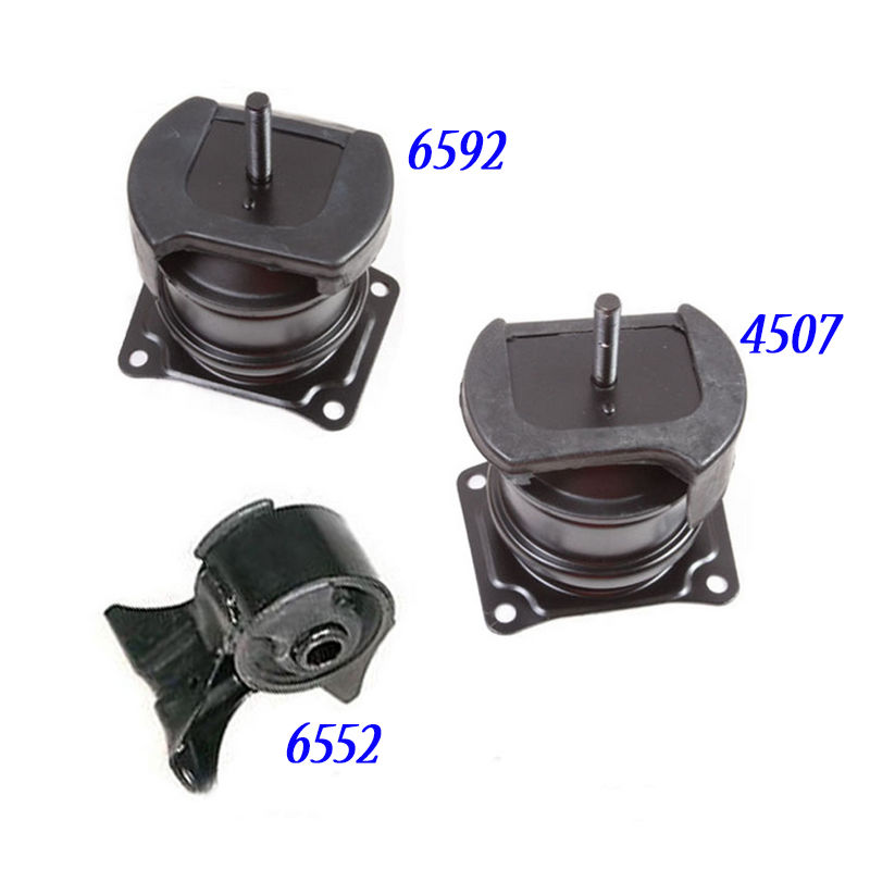 G063 For 98-02 Honda Accord 3.0L Engine Motor Mount Front /& Rear 6592 4507