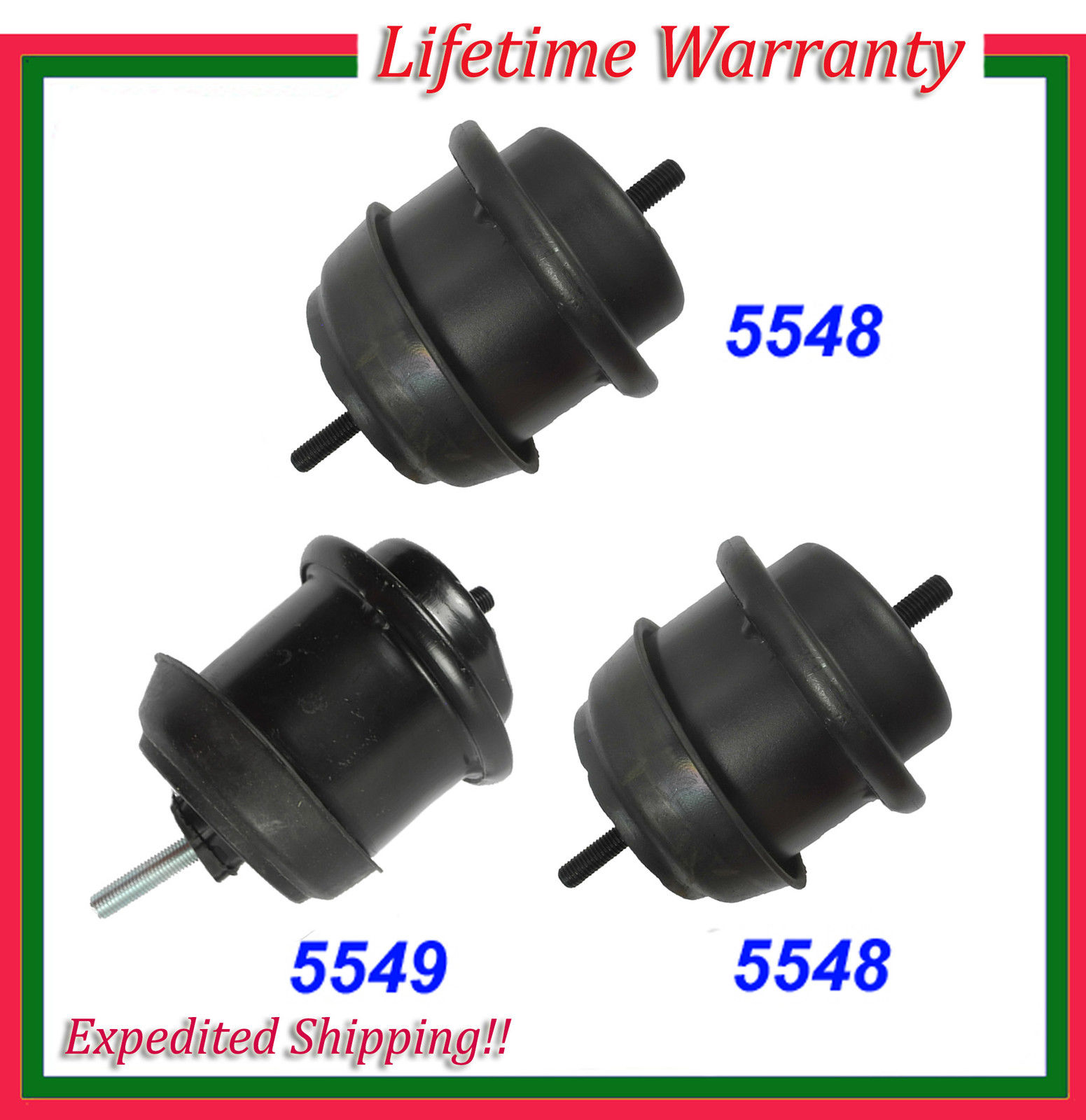 0915 fits Chevy Traverse /GMC Acadia 3.6L Engine Motor & Trans.Mount