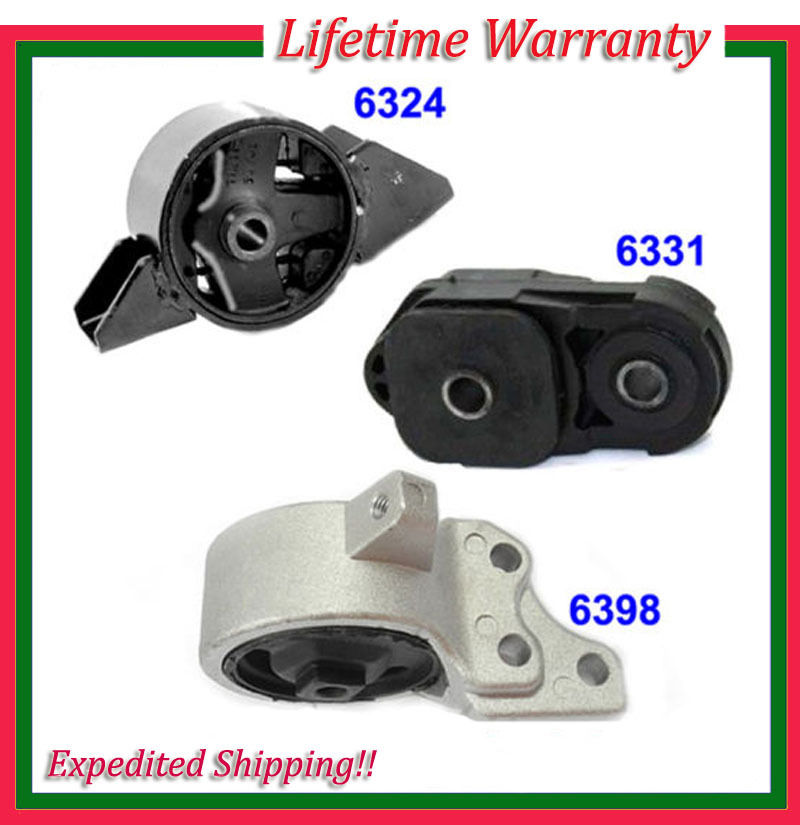 For Nissan Sentra 200SX 1.6 Engine Motor Mount MT Trans Set 6324 6331 6398 M1031