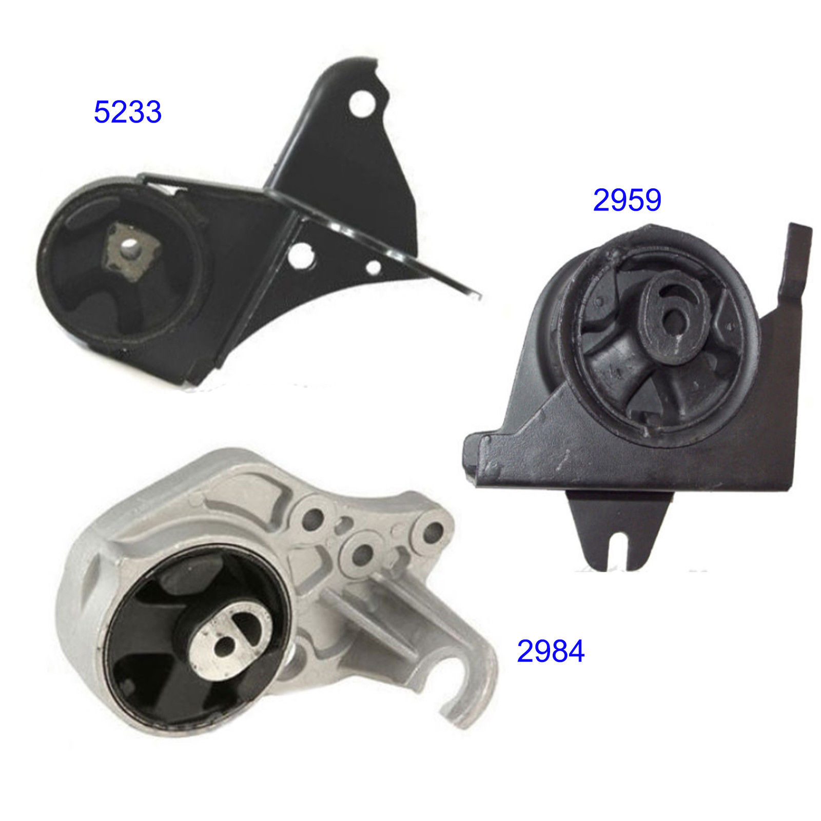 For Dodge Caravan Grand Caravan Motor & Trans Mount Set 3 2959 5233