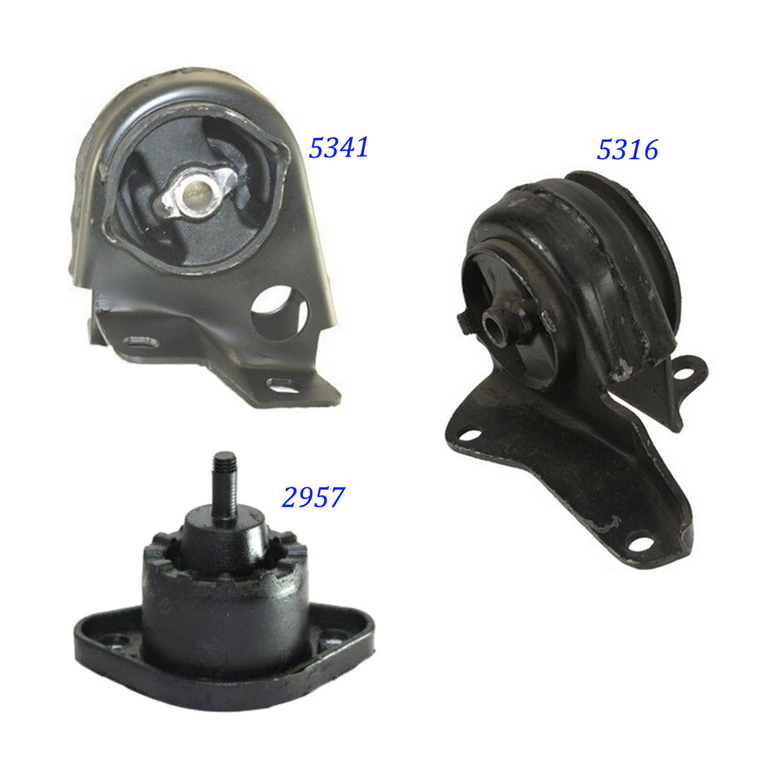For Chevrolet S10//GMC Sonoma 2.2L Engine /& Trans Mount Auto Set 2957 5316 5341