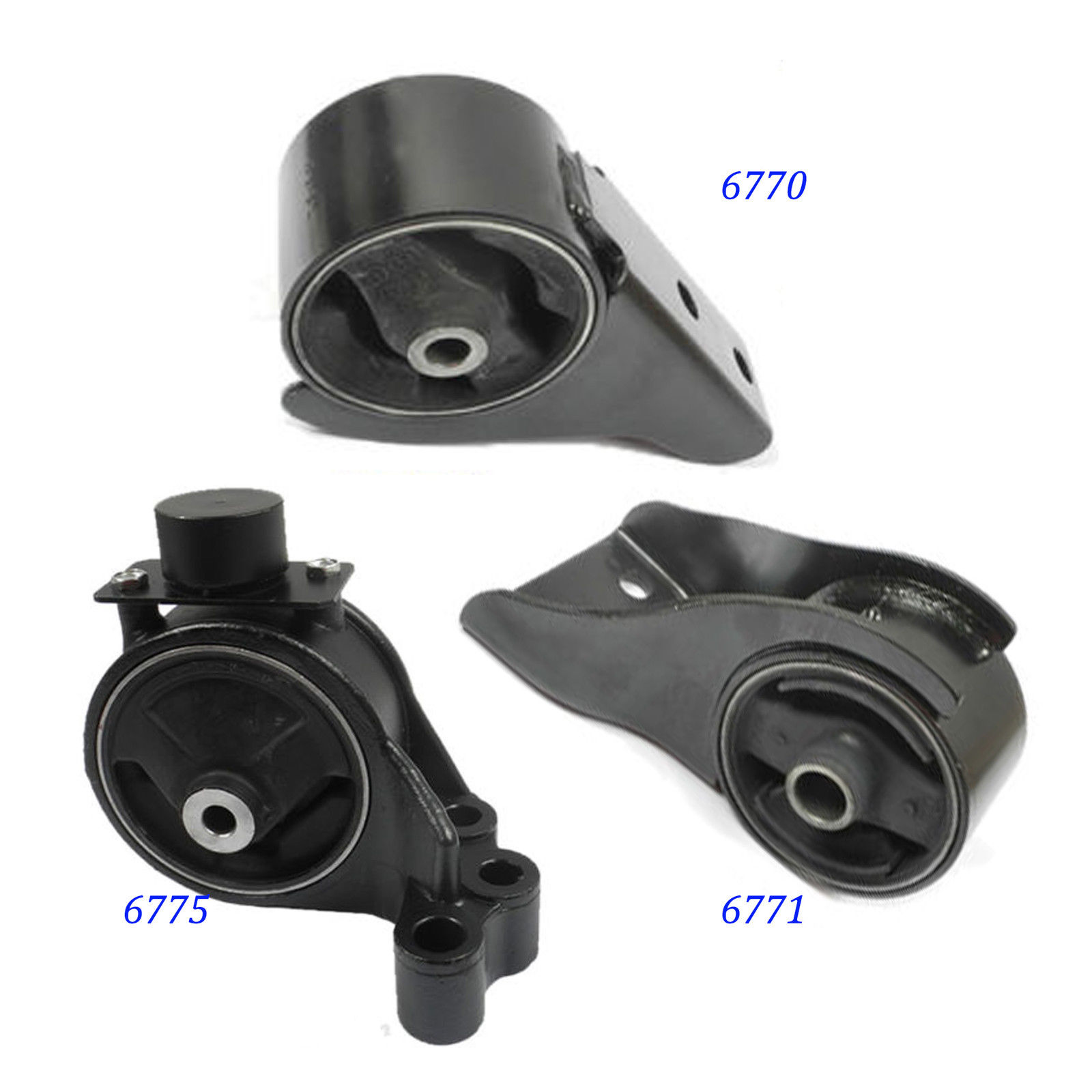 For 20022005 Kia Sedona 3.5L Engine Motor Mount Set 3PCS 6770 6771